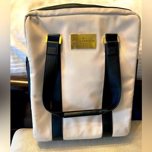 MOËT & CHANDON Canvas with Leather Trim Tote Bag. Brand NEW!